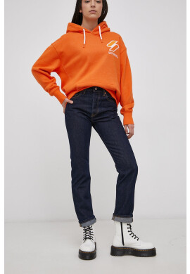 Levi's Памучни дънки 501 дамски със стандартна талия - Pepit.bg