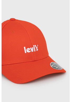 Levi's Шапка в оранжево с апликация - Pepit.bg