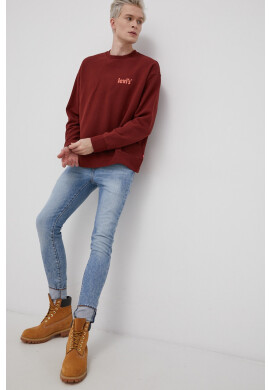 Levi's Суичър в бяло с изчистен дизайн - Pepit.bg