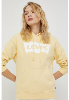 Levi's Суичър в жълто с принт - Pepit.bg
