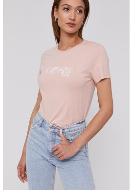 Levi's Тениска дамска в розово - Pepit.bg
