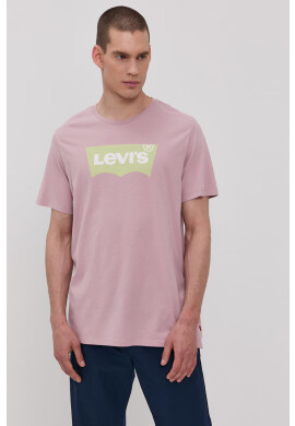 Levi's Тениска мъжка в лилаво с принт - Pepit.bg