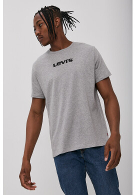 Levi's Тениска мъжка в сиво с принт - Pepit.bg