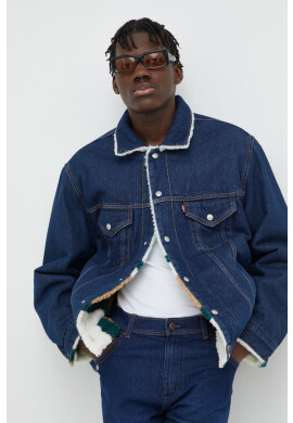 Levi's Яке с две лица в тъмносиньо с преходна изолация с уголемена кройка - Pepit.bg