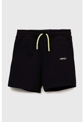 Levi's Бебешки шорти в черно с изчистен дизайн - Pepit.bg
