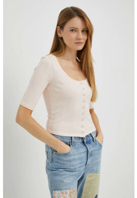 Levi's Блуза в розово с изчистен дизайн - Pepit.bg