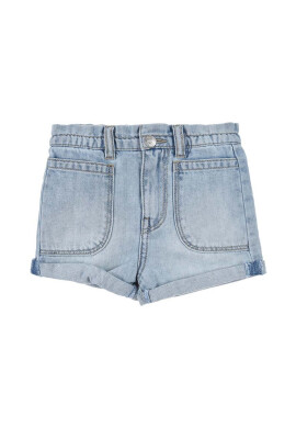 Levi's Детски дънков къс панталон в синьо с изчистен дизайн - Pepit.bg