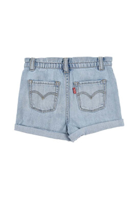Levi's Детски дънков къс панталон в синьо с изчистен дизайн - Pepit.bg
