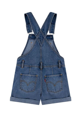 Levi's Детски дънков къс панталон в синьо с изчистен дизайн - Pepit.bg