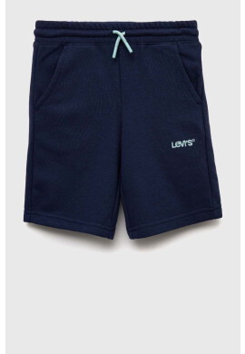 Levi's Детски къси панталони в синьо с изчистен дизайн - Pepit.bg
