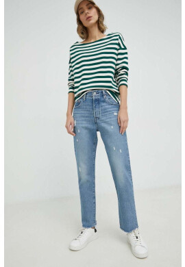 Levi's Дънки 501 Original Cropped с висока талия - Pepit.bg