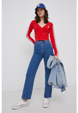 Levi's Дънки Ribcage Straight Ankle дамски с висока талия - Pepit.bg