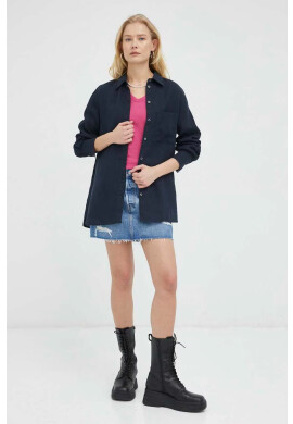 Levi's Дънкова пола в синьо къс модел със стандартна кройка - Pepit.bg