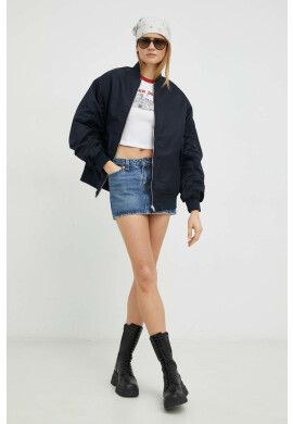 Levi's Дънкова пола в синьо къс модел със стандартна кройка - Pepit.bg