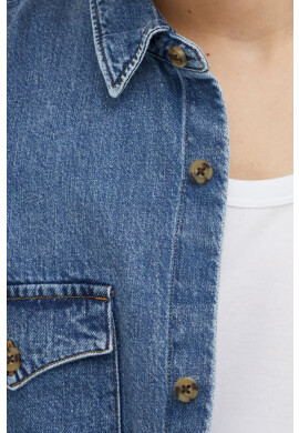 Levi's Дънкова риза мъжка със свободна кройка с класическа яка - Pepit.bg