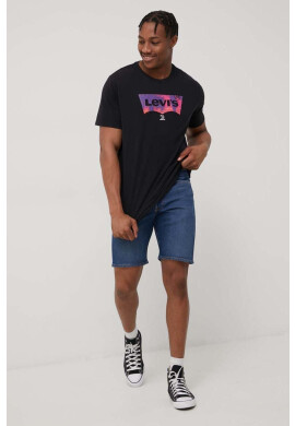 Levi's Дънкови къси панталони мъжко в тъмносиньо - Pepit.bg