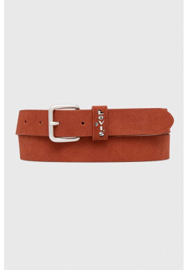 Levi's Кожен колан дамски в червено - Pepit.bg