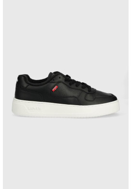 Levi's Кожени маратонки Glide в черно D7521.0002 - Pepit.bg