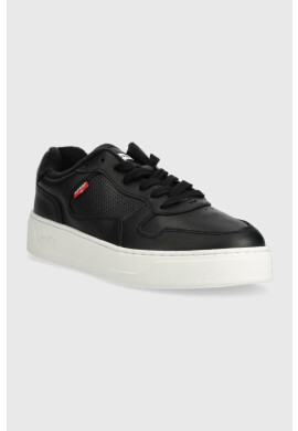 Levi's Кожени маратонки Glide в черно D7521.0002 - Pepit.bg
