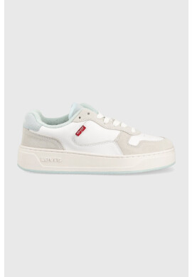 Levi's Кожени маратонки Glide S в бяло D7522-0003 235201 - Pepit.bg
