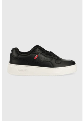 Levi's Кожени маратонки Glide S в черно D7522.0002 - Pepit.bg