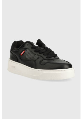 Levi's Кожени маратонки Glide S в черно D7522.0002 - Pepit.bg