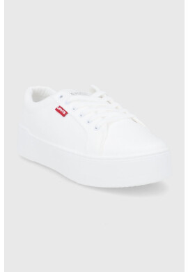 Levi's Обувки в бяло с платформа - Pepit.bg