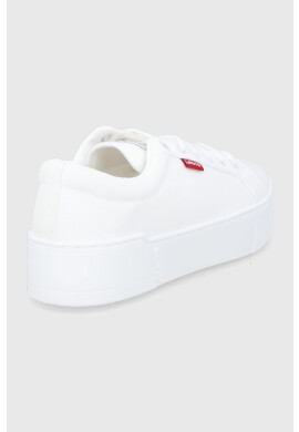 Levi's Обувки в бяло с платформа - Pepit.bg