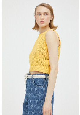 Levi's Памучен елек в жълто - Pepit.bg