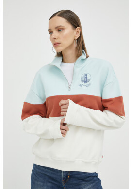 Levi's Памучен суичър с десен - Pepit.bg