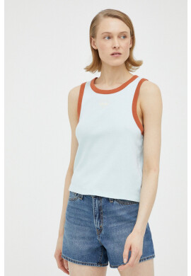Levi's Памучен топ в синьо - Pepit.bg