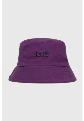 Levi's Памучна капела с две лица в лилаво от памук - Pepit.bg
