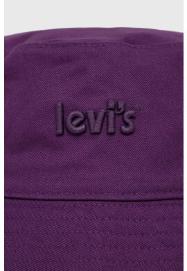 Levi's Памучна капела с две лица в лилаво от памук - Pepit.bg