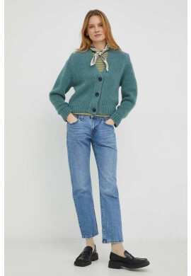 Levi's Памучна тениска в зелено - Pepit.bg