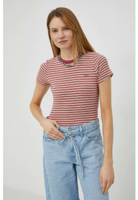 Levi's Памучна тениска в лилаво - Pepit.bg