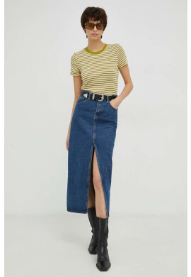Levi's Памучна тениска в зелено - Pepit.bg