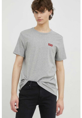 Levi's Памучна тениска (2 броя) в черно с принт - Pepit.bg