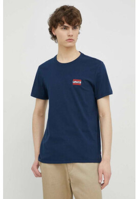 Levi's Памучна тениска (2 броя) в черно с принт - Pepit.bg