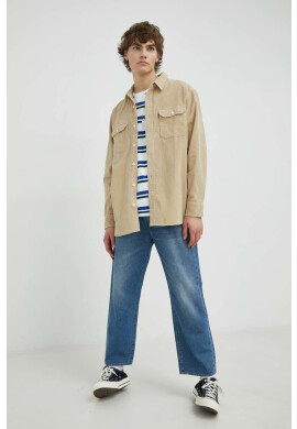 Levi's Памучна тениска с десен - Pepit.bg