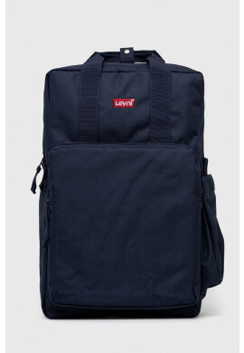 Levi's Раница в черно голям размер с изчистен дизайн - Pepit.bg