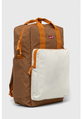 Levi's Раница в бежово голям размер с десен - Pepit.bg