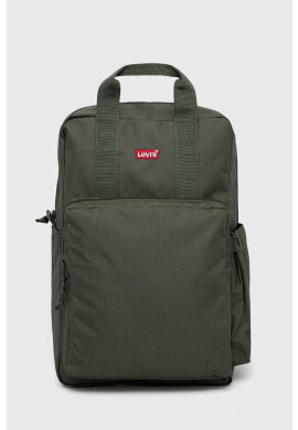 Levi's Раница в зелено голям размер с изчистен дизайн - Pepit.bg