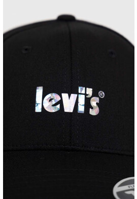 Levi's Шапка с козирка в черно с принт - Pepit.bg