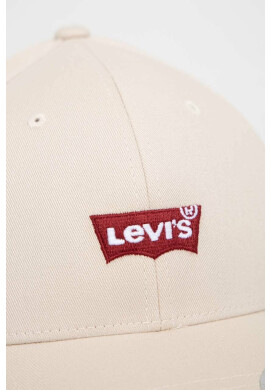 Levi's Шапка с козирка в бежово с апликация - Pepit.bg