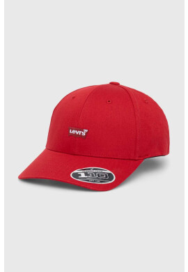 Levi's Шапка с козирка в червено с апликация - Pepit.bg