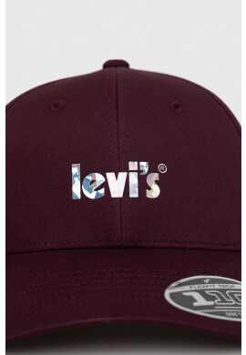 Levi's Шапка с козирка в лилаво с принт - Pepit.bg