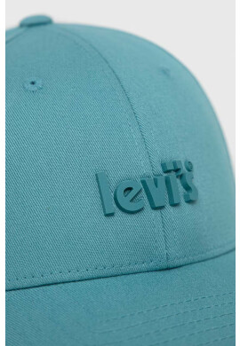 Levi's Шапка с козирка в тюркоазено с апликация - Pepit.bg
