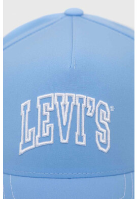Levi's Шапка с козирка в синьо с апликация - Pepit.bg
