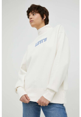 Levi's Суичър в бяло с апликация - Pepit.bg