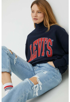 Levi's Суичър в тъмносиньо с апликация - Pepit.bg